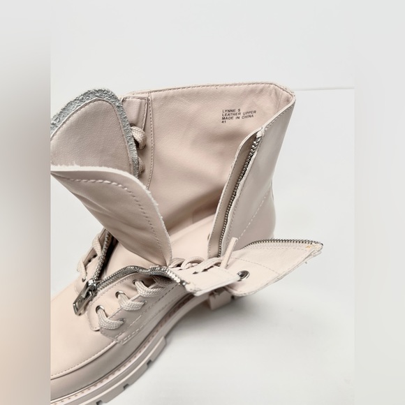 NEW! ASH Lynne Leather Booties moto combat boots - Picture 4 of 11